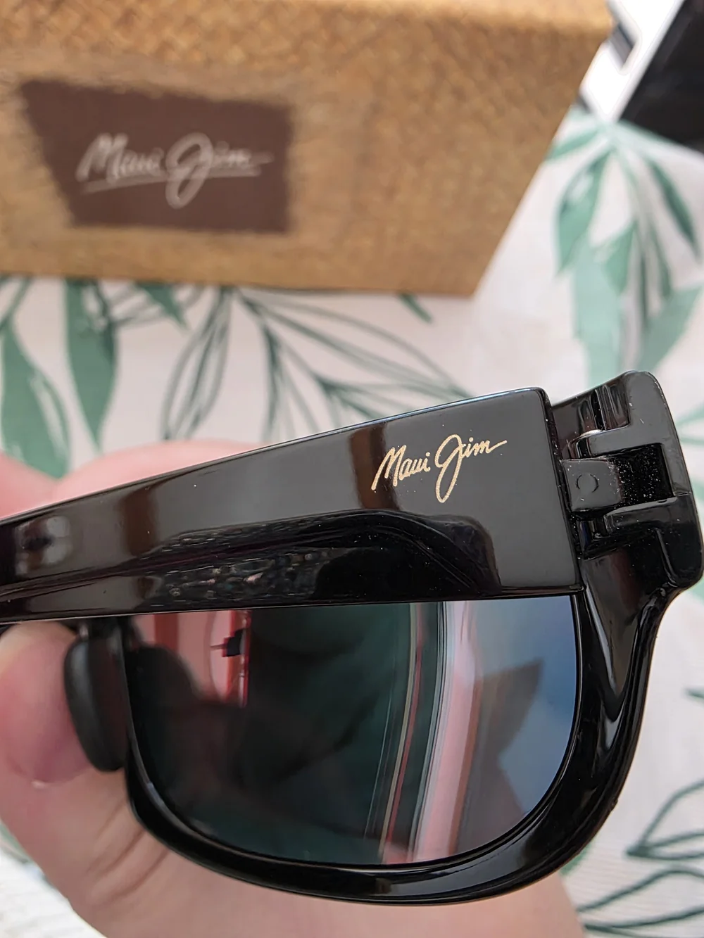 Maui Jim Twin Falls MJ417-02J Sunglasses NEW Frame Polarized Lenses Case Box